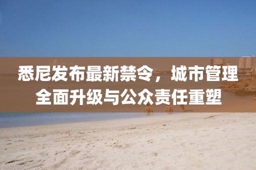 悉尼发布最新禁令，城市管理全面升级与公众责任重塑