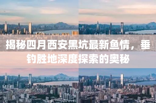揭秘四月西安黑坑最新鱼情，垂钓胜地深度探索的奥秘