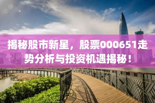 揭秘股市新星，股票000651走势分析与投资机遇揭秘！