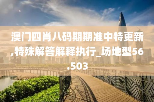 澳门四肖八码期期准中特更新,特殊解答解释执行_场地型56.503