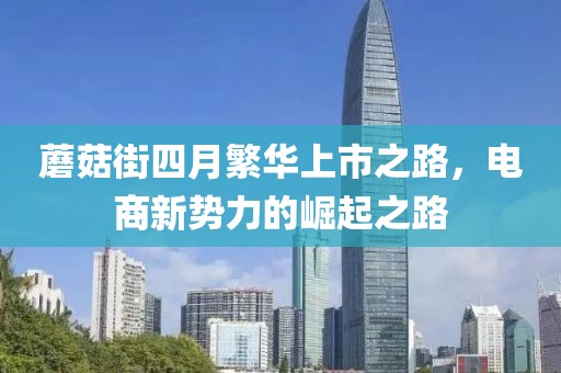 蘑菇街四月繁华上市之路，电商新势力的崛起之路