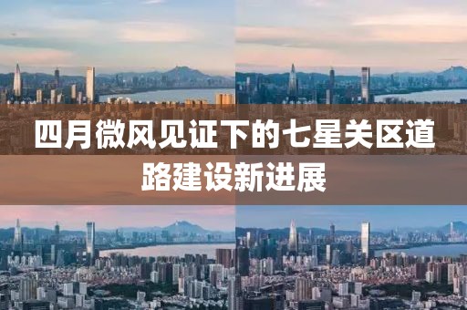 四月微风见证下的七星关区道路建设新进展