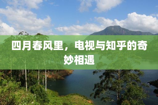 四月春风里，电视与知乎的奇妙相遇
