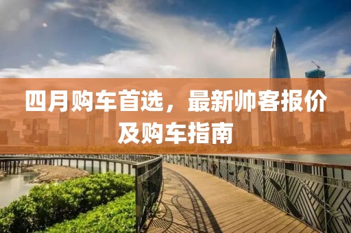 四月购车首选，最新帅客报价及购车指南