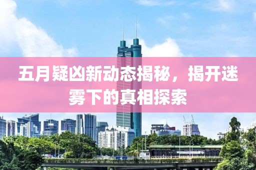 五月疑凶新动态揭秘，揭开迷雾下的真相探索