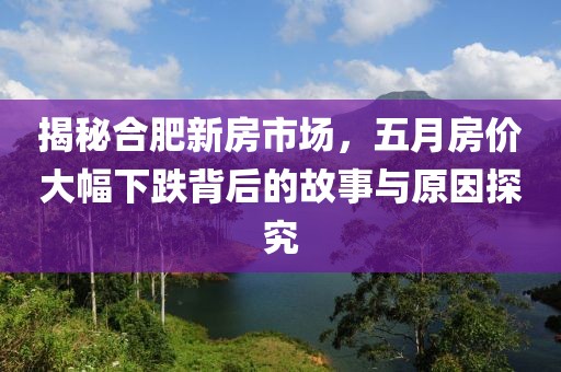 揭秘合肥新房市场，五月房价大幅下跌背后的故事与原因探究