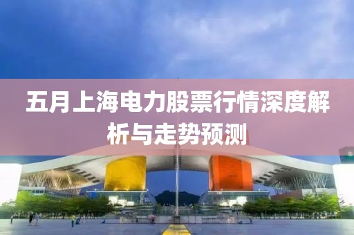 五月上海电力股票行情深度解析与走势预测