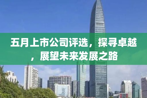 五月上市公司评选，探寻卓越，展望未来发展之路