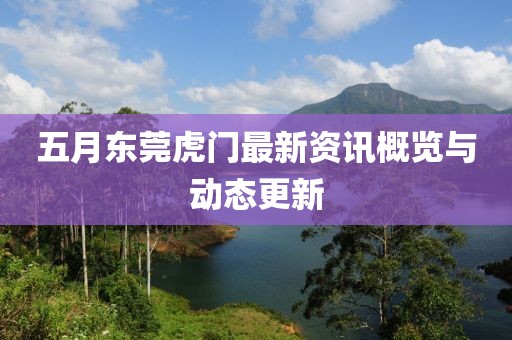 五月东莞虎门最新资讯概览与动态更新