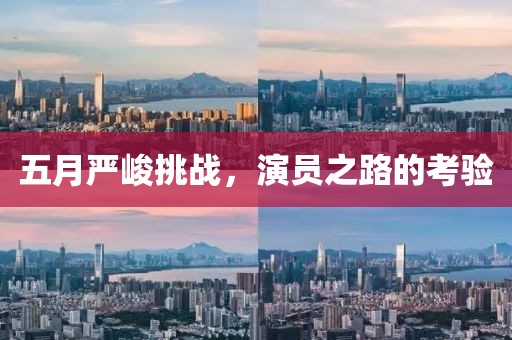 五月严峻挑战，演员之路的考验