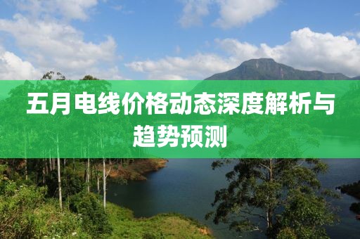 五月电线价格动态深度解析与趋势预测