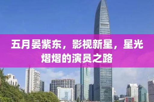 五月晏紫东，影视新星，星光熠熠的演员之路