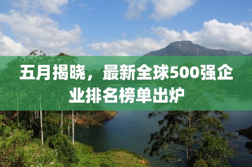 五月揭晓，最新全球500强企业排名榜单出炉