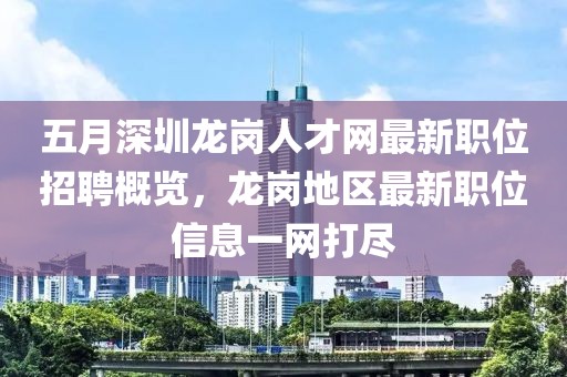 五月深圳龙岗人才网最新职位招聘概览，龙岗地区最新职位信息一网打尽