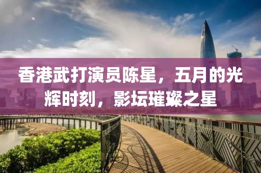 香港武打演员陈星，五月的光辉时刻，影坛璀璨之星