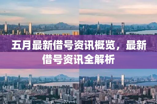 五月最新借号资讯概览，最新借号资讯全解析
