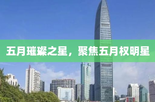 五月璀璨之星，聚焦五月权明星