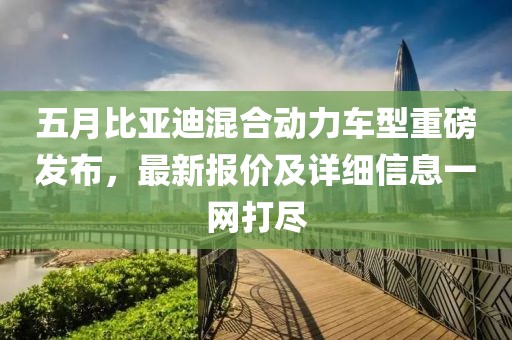 五月比亚迪混合动力车型重磅发布，最新报价及详细信息一网打尽