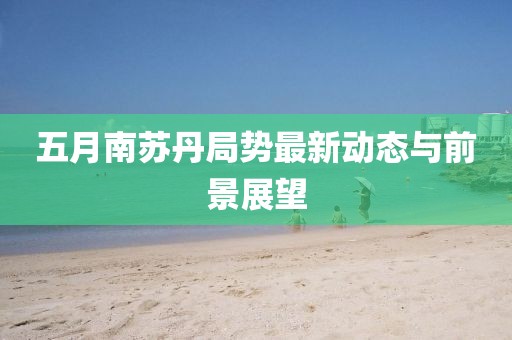 五月南苏丹局势最新动态与前景展望