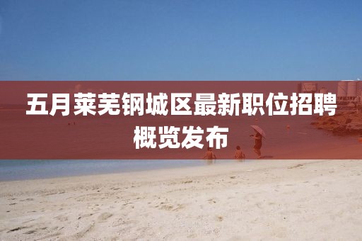 五月莱芜钢城区最新职位招聘概览发布