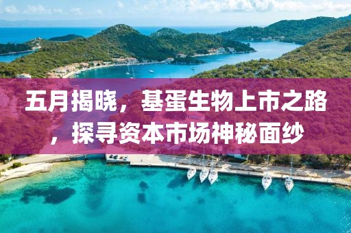 五月揭晓，基蛋生物上市之路，探寻资本市场神秘面纱
