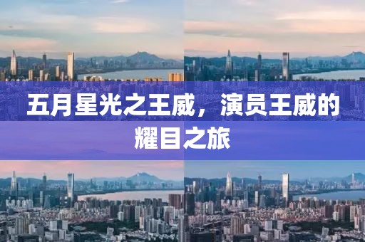 五月星光之王威，演员王威的耀目之旅