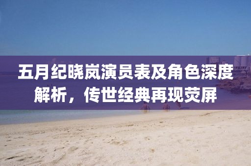 五月纪晓岚演员表及角色深度解析，传世经典再现荧屏