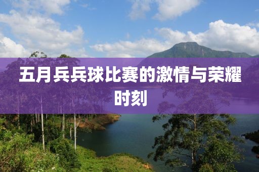 五月兵兵球比赛的激情与荣耀时刻