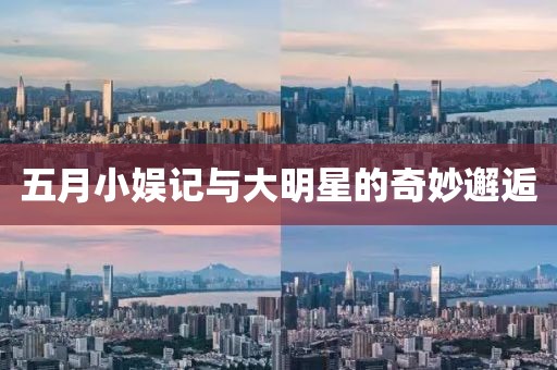 五月小娱记与大明星的奇妙邂逅