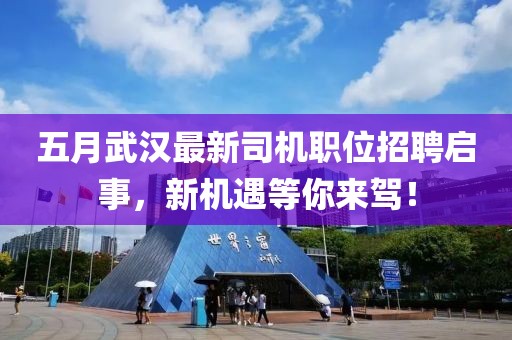 五月武汉最新司机职位招聘启事，新机遇等你来驾！