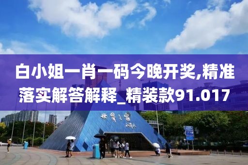白小姐一肖一码今晚开奖,精准落实解答解释_精装款91.017