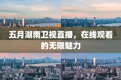 五月湖南卫视直播，在线观看的无限魅力