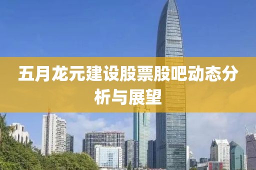 五月龙元建设股票股吧动态分析与展望