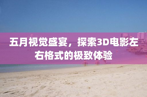 五月视觉盛宴，探索3D电影左右格式的极致体验