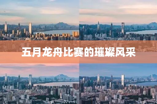 五月龙舟比赛的璀璨风采