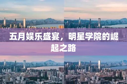 五月娱乐盛宴，明星学院的崛起之路