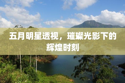 五月明星透视，璀璨光影下的辉煌时刻