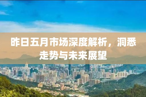 昨日五月市场深度解析，洞悉走势与未来展望