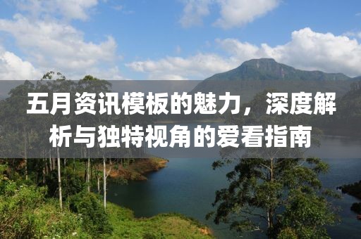 五月资讯模板的魅力，深度解析与独特视角的爱看指南