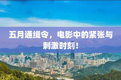 五月通缉令，电影中的紧张与刺激时刻！