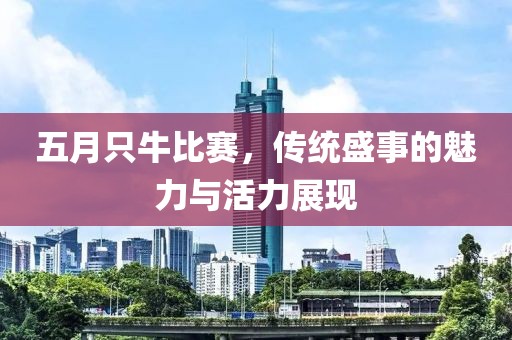 五月只牛比赛，传统盛事的魅力与活力展现