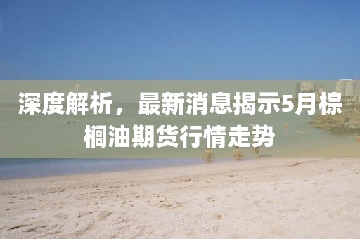 深度解析，最新消息揭示5月棕榈油期货行情走势