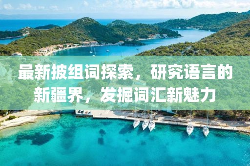最新披组词探索，研究语言的新疆界，发掘词汇新魅力