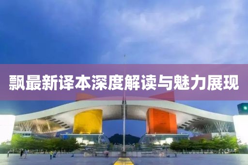飘最新译本深度解读与魅力展现