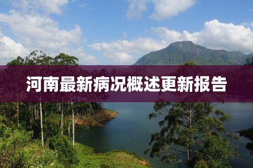 河南最新病况概述更新报告