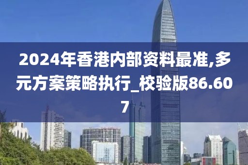 2024年香港内部资料最准,多元方案策略执行_校验版86.607