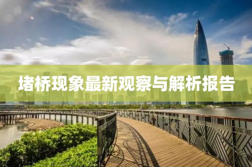 堵桥现象最新观察与解析报告