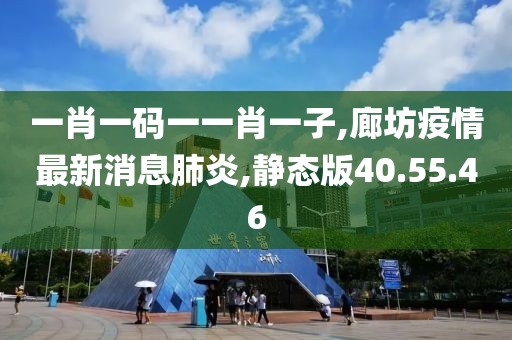 一肖一码一一肖一子,廊坊疫情最新消息肺炎,静态版40.55.46