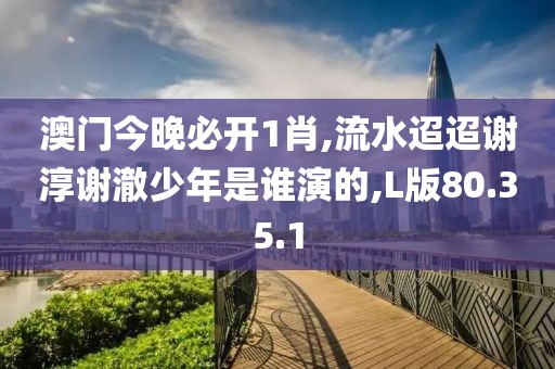 澳门今晚必开1肖,流水迢迢谢淳谢澈少年是谁演的,L版80.35.1