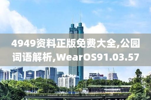 4949资料正版免费大全,公园词语解析,WearOS91.03.57